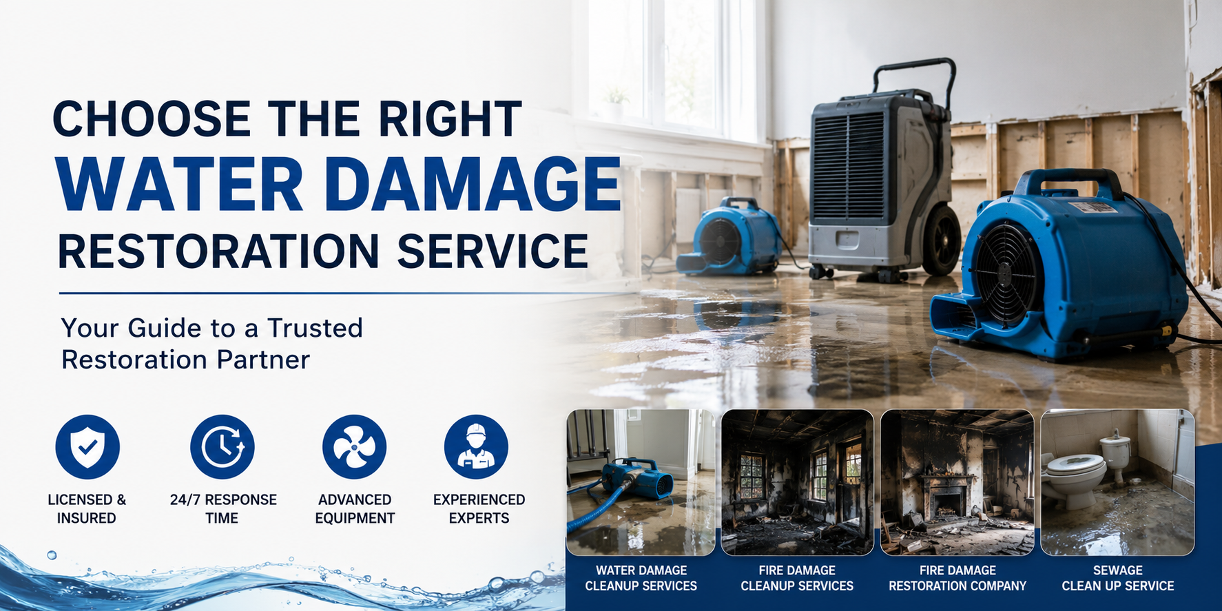 How to Choose the Right Water Damage Restoration Service