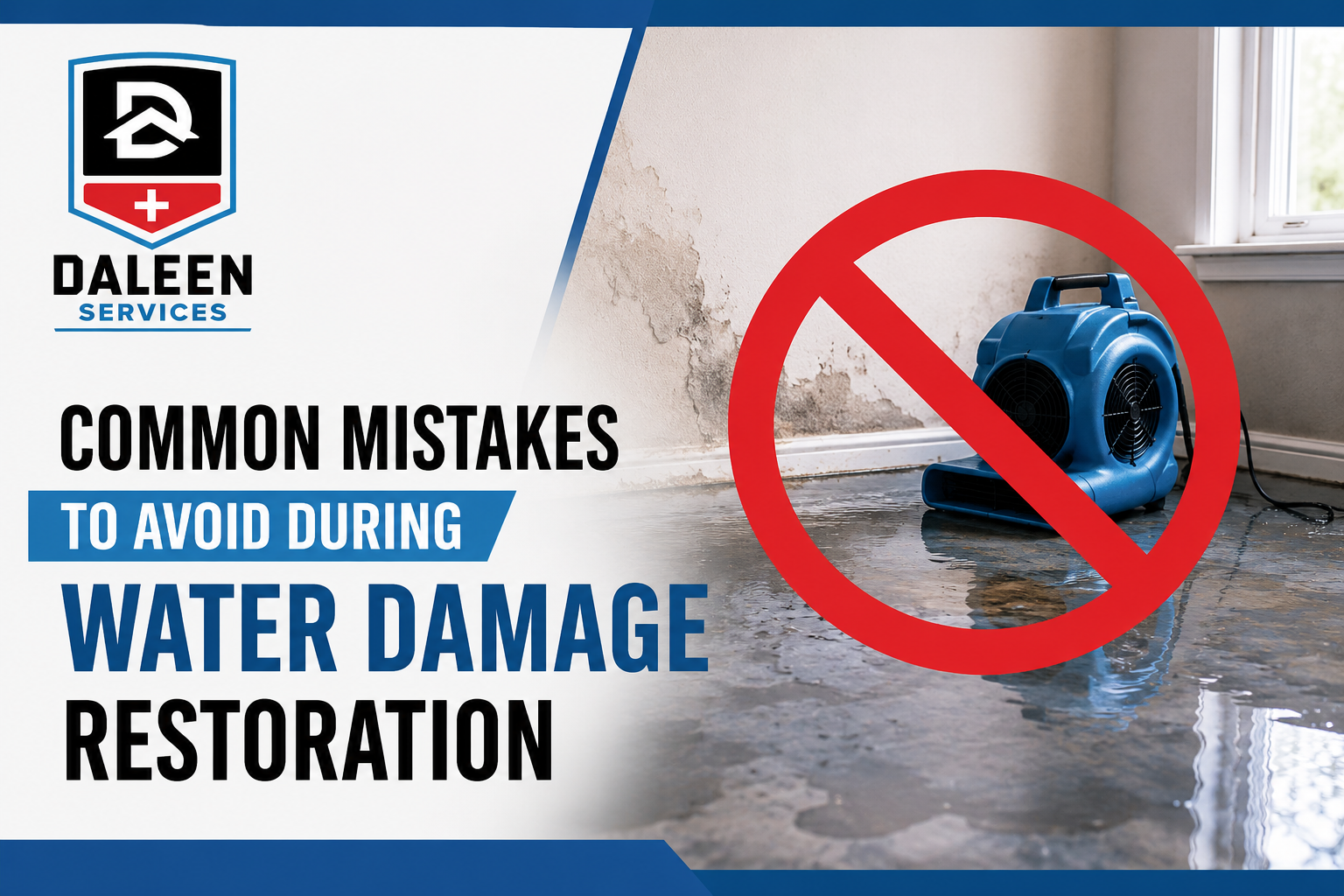 Water damage restoration